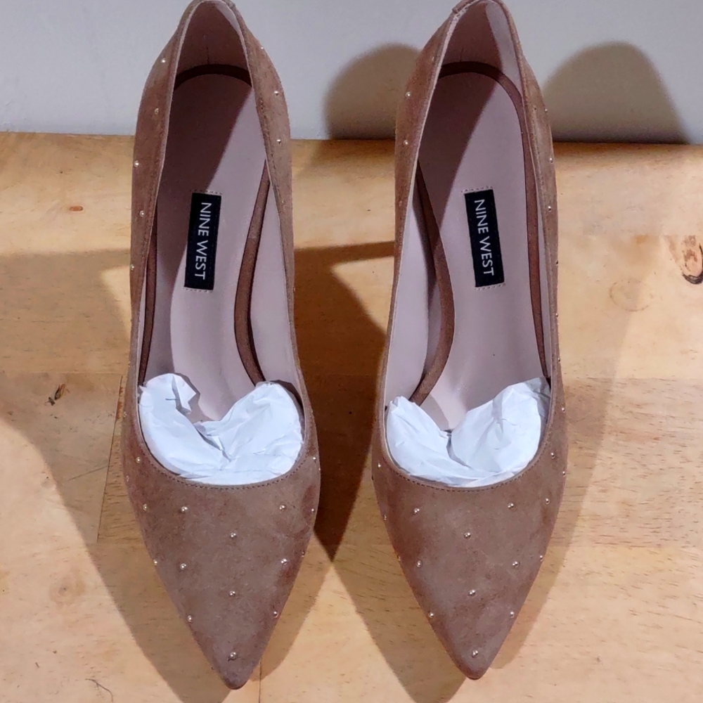 NINE WEST Suede Heels